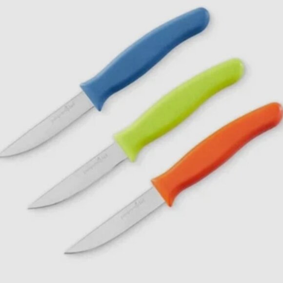 Pampered Chef Kitchen Paring Knife 3-Piece Set NIP 100035 Kitchen Tool Cooking - Picture 2 of 3